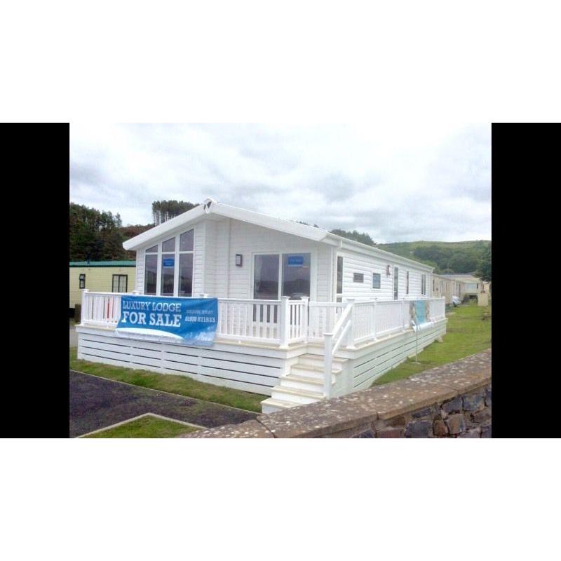 BRAND NEW Luxury Lodge For Sale-12 Month Holiday Park WEST WALES