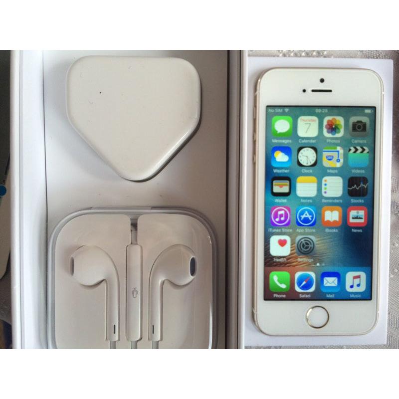 iPhone 5s 16gb White & Silver EE/Orange Sim Locked