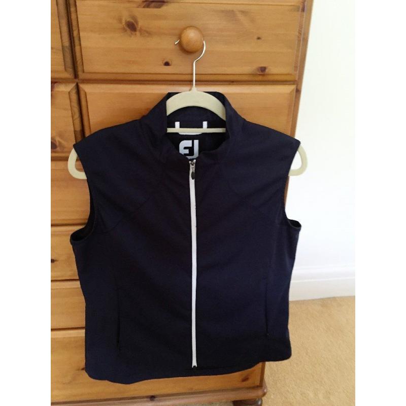 FootJoy, Ladies, Navy, Light Weight Golf Gillet / Wind Barrier, size - Small