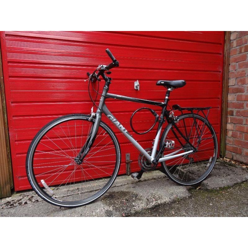 Mans Giant bike, hybrid, frame size large, 24 speed, roads and good tracks, good condition
