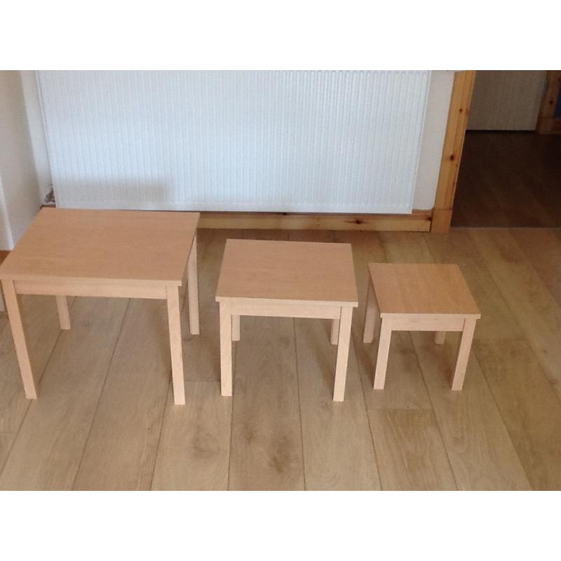 Nest of coffee tables