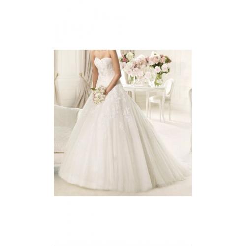 Pronovias Alcanar Wedding Dress Size 16 Petite Plus