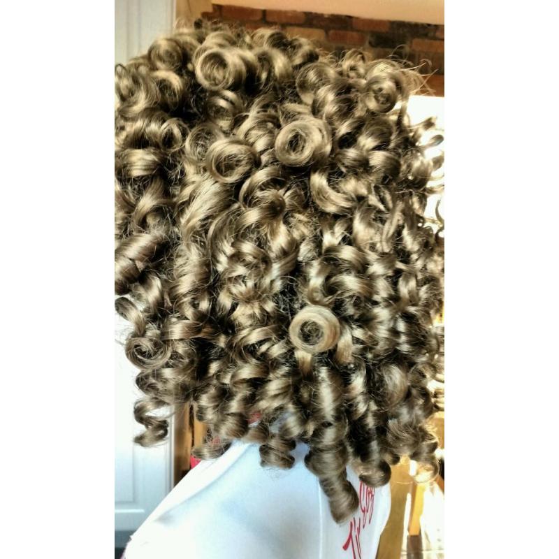 Irish dancing wigs