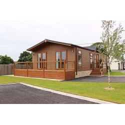 LUXURY LODGE FOR SALE ON 5* NORTH WALES PARK (STATIC CARAVANS)- LAKESIDE & SNOWDONIA VIEWS