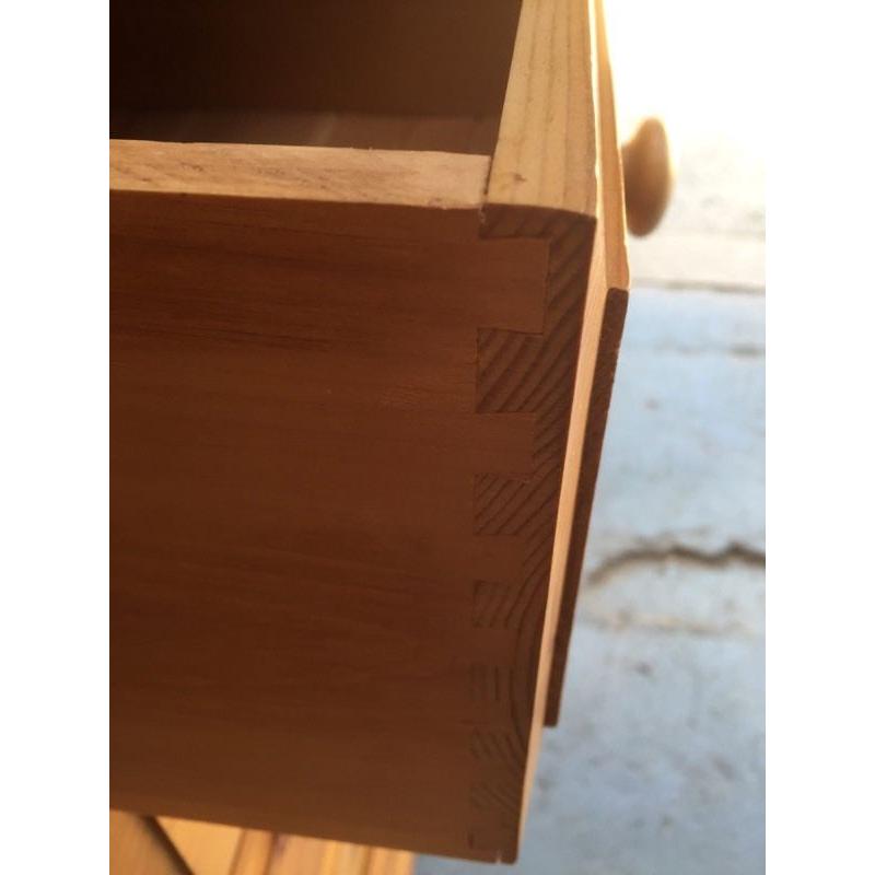 Solid pine triple wardrobe