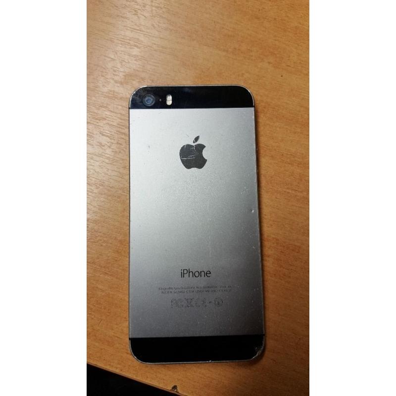 Iphone 5S, O2 network, perfect working order mobile phone