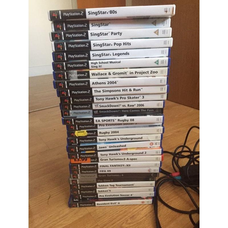 Ps2 2 controller many games!