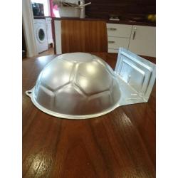 Football cake tin
