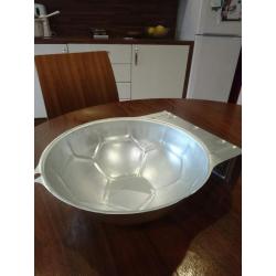 Football cake tin