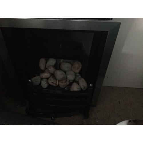 Limestone Fireplace