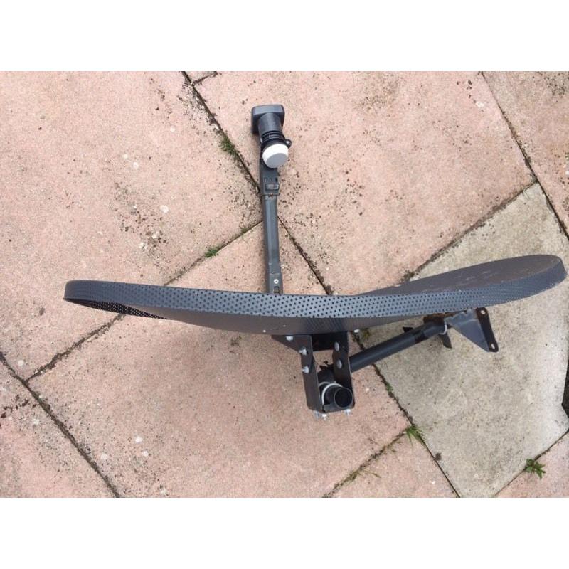 Satellite Sky dish and LNB