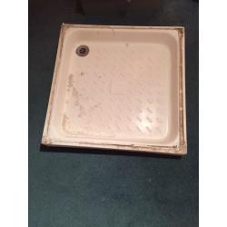 Shower tray and shower doors