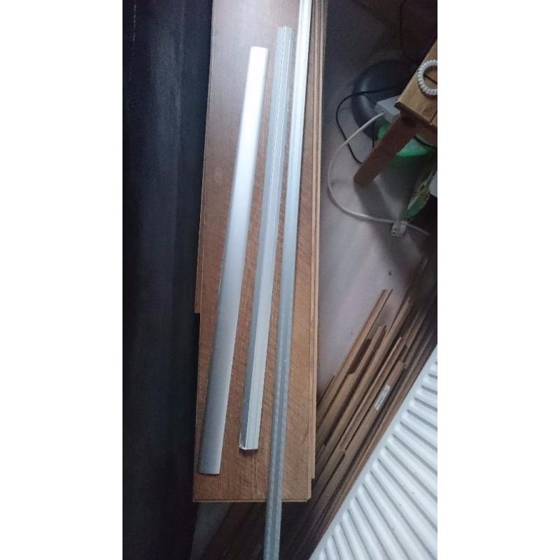 Easy click together oak finished wooden flooring