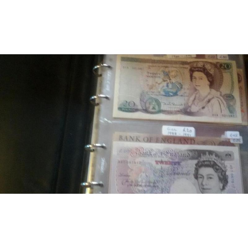 ** collection of rare old banknotes for sale**