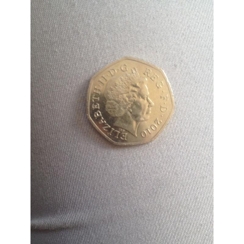 Rare 50p coin... One hundred years of girlguiding
