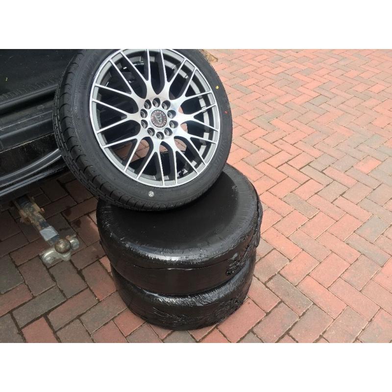 Brand new wolf race alloys