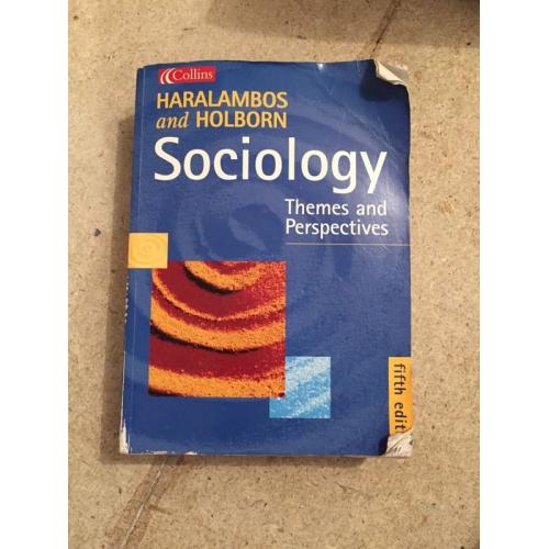 Haralambos and Holborn Sociology 5th Edition book
