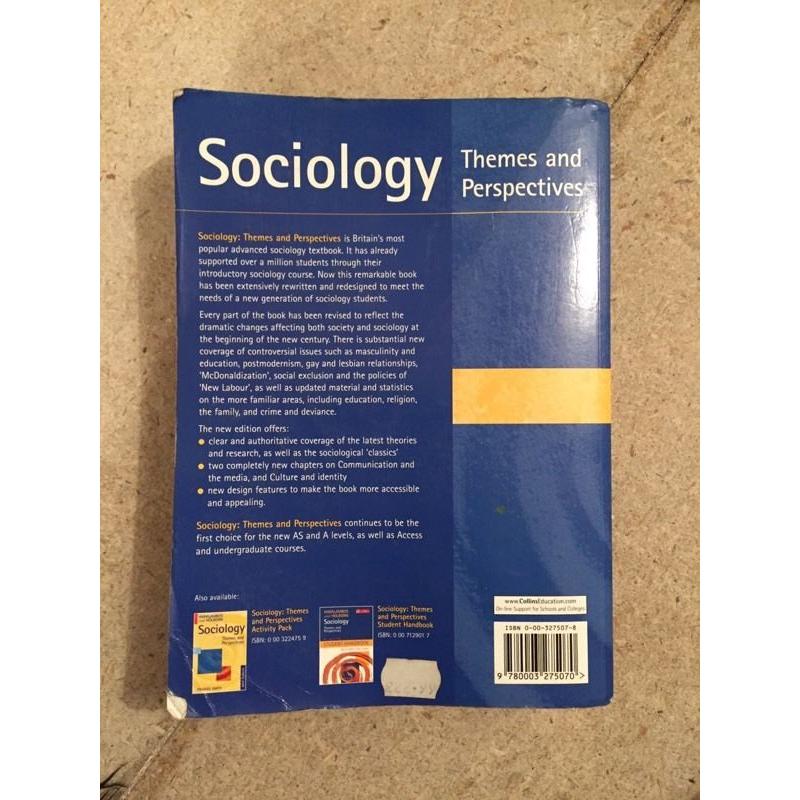 Haralambos and Holborn Sociology 5th Edition book