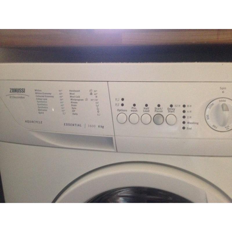 Zanussi washing machine