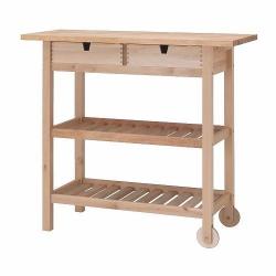 Kitchen trolley, birch