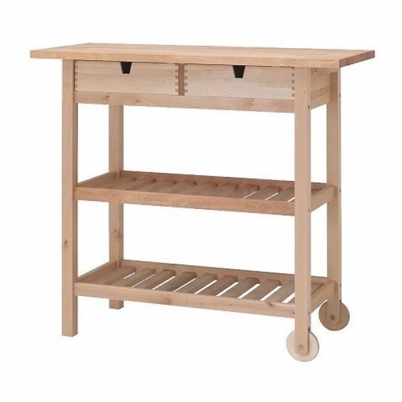 Kitchen trolley, birch