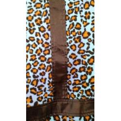 Funky blue leopard print dress size 10/12