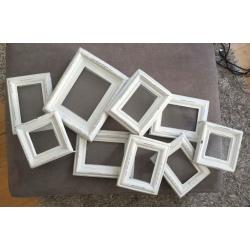 Shabby chic Style Picture Frame Metal and Glass