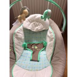 Electronic baby bouncer