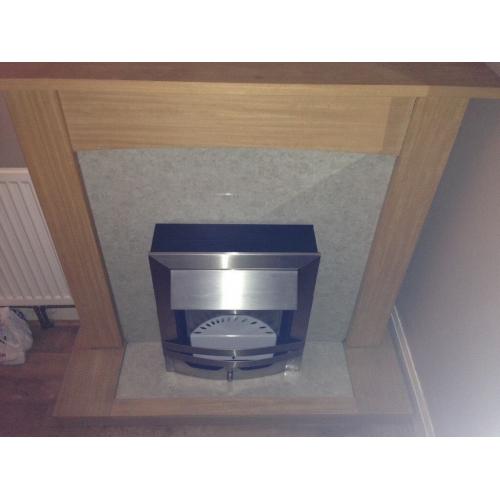 Fireplace and heater