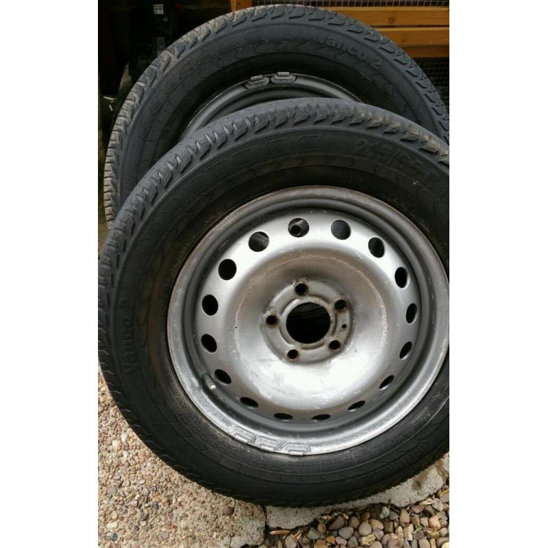 Vivaro trafic primes tar wheels