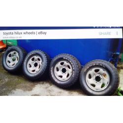 Toyota hilux wheels
