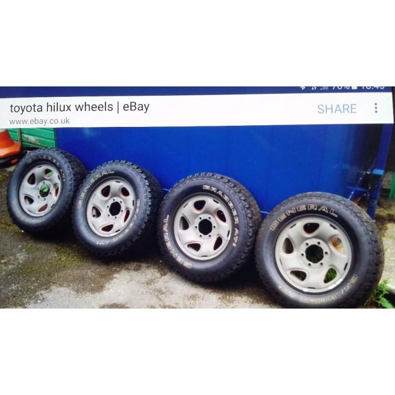 Toyota hilux wheels