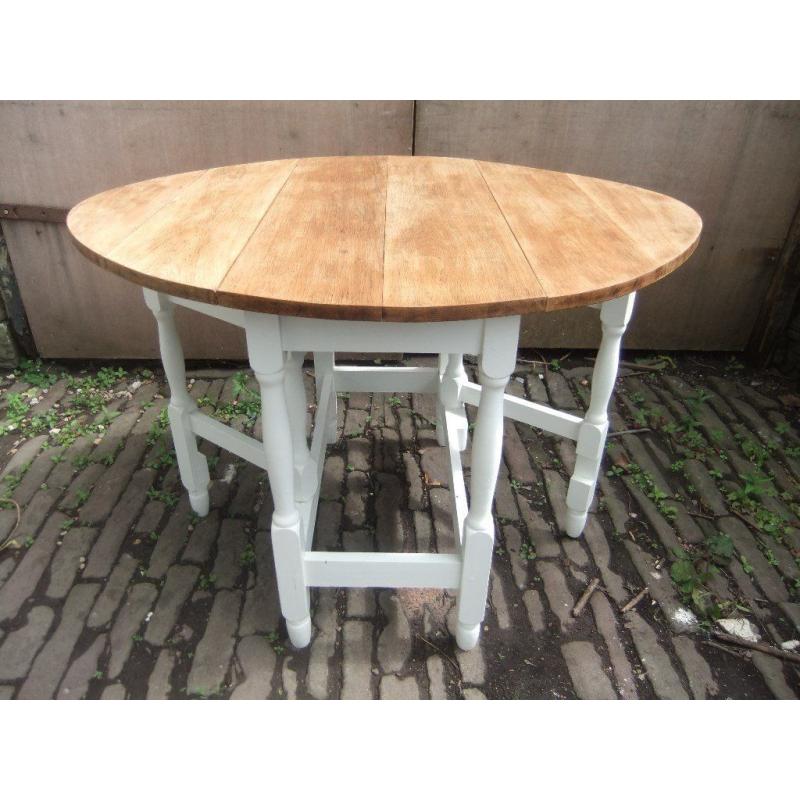 Restored, oak dining table