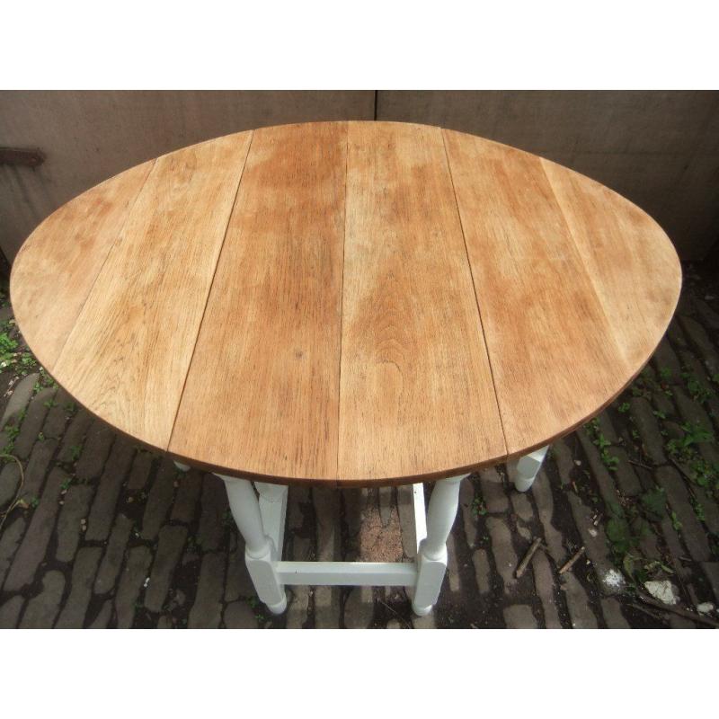 Restored, oak dining table