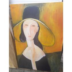 3 Original oil paintings on canvas by local artist Primitive , modern, and Manchester city scene.