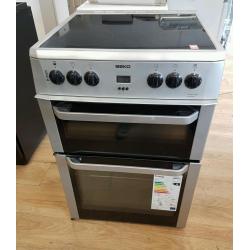 Beko Double oven electric cooker 60cm width.3 months warranty