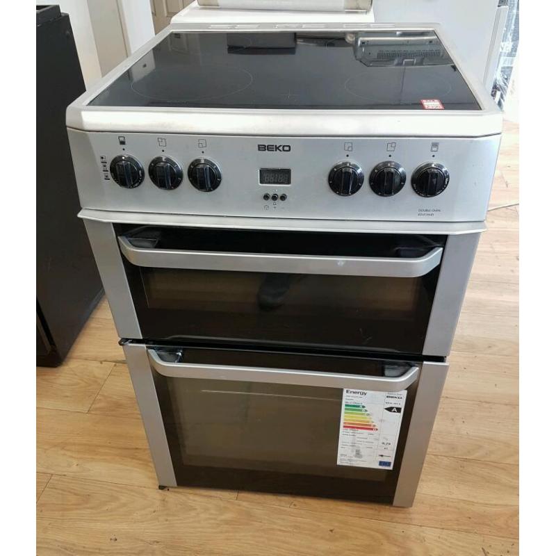 Beko Double oven electric cooker 60cm width.3 months warranty