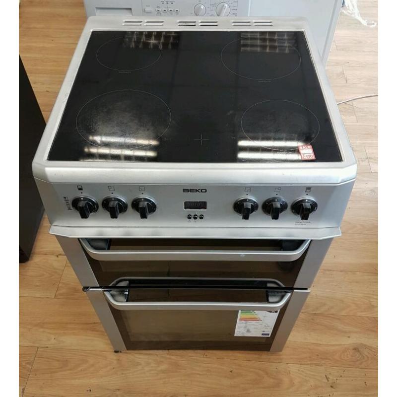 Beko Double oven electric cooker 60cm width.3 months warranty