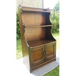 High Quality Ercol Ambleside Waterfall Bookcase with cupboard beneath