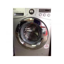 ++++ 8KG LG SILVER WASHING MACHINE INCLUDES 12 MONTHS GUARANTEE