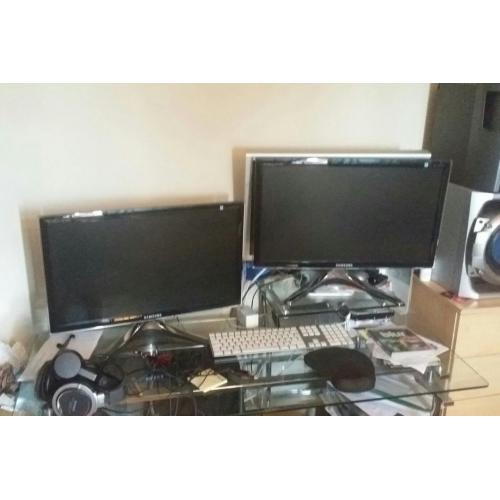 Samsung Dual 23" LED Screen Setup