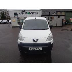 Peugeot Partner L1 850 S 1.6 HDI 92BHP VAN DIESEL MANUAL WHITE (2012)