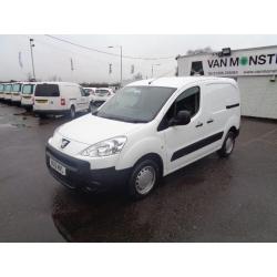 Peugeot Partner L1 850 S 1.6 HDI 92BHP VAN DIESEL MANUAL WHITE (2012)