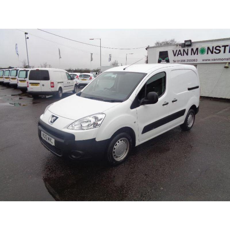 Peugeot Partner L1 850 S 1.6 HDI 92BHP VAN DIESEL MANUAL WHITE (2012)