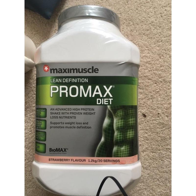 2x max brand new imuscle Promax diet (vanilla and strawberry)