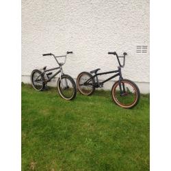 2x Custom Bmx bikes