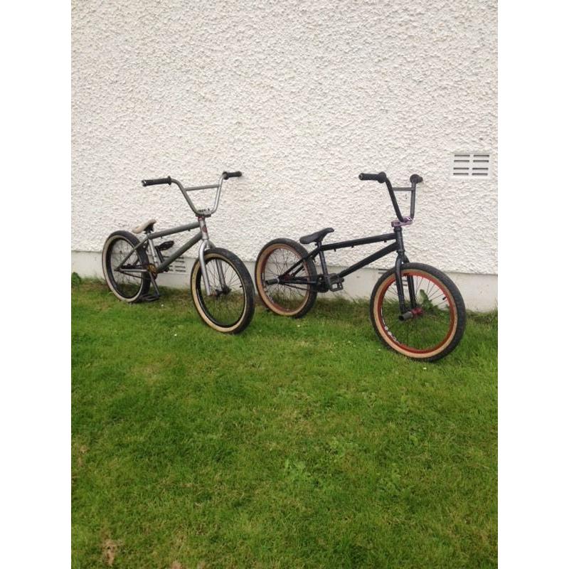 2x Custom Bmx bikes
