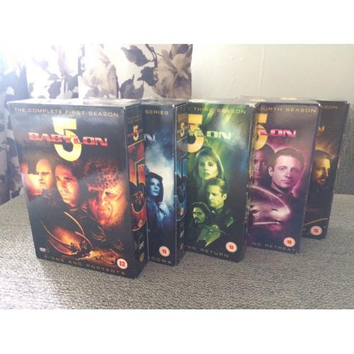 Babylon 5 Complete DVD boxed sets Seasons 1-5
