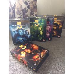 Babylon 5 Complete DVD boxed sets Seasons 1-5