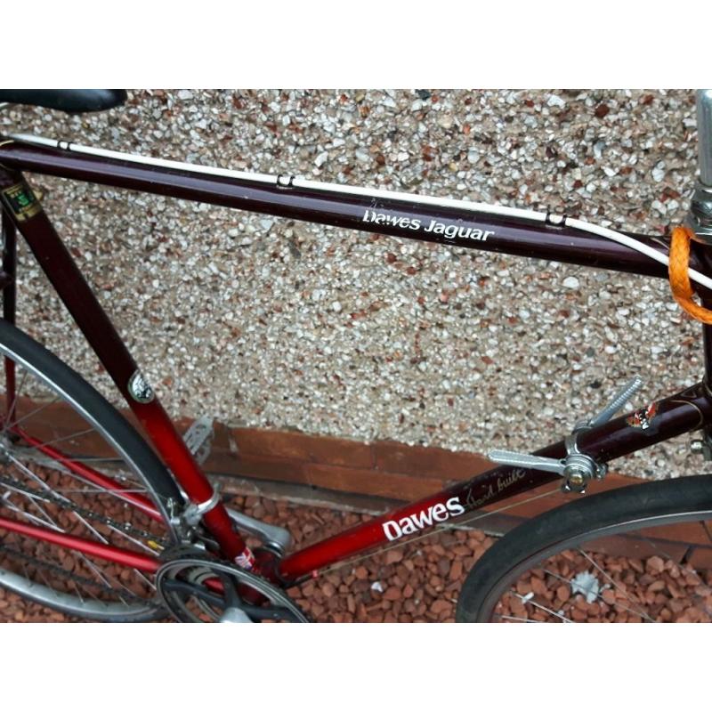 Dawes Jaguar road bike, very good condition, working well, 531 reynolds framed.